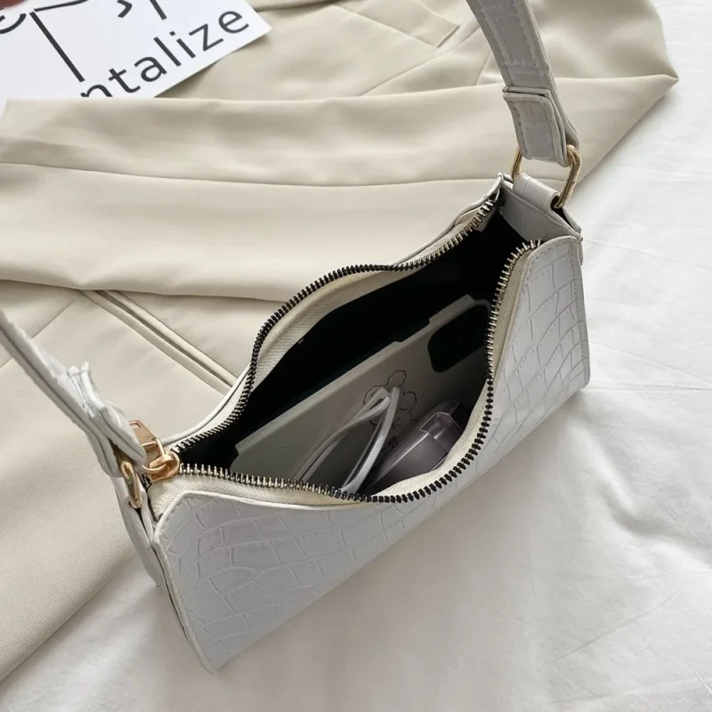 Fashion Exquisite Shopping Bag Retro Casual Women Totes Shoulder Bags Female Leather Solid Color Chain Handbag for Women сумка - Image 6