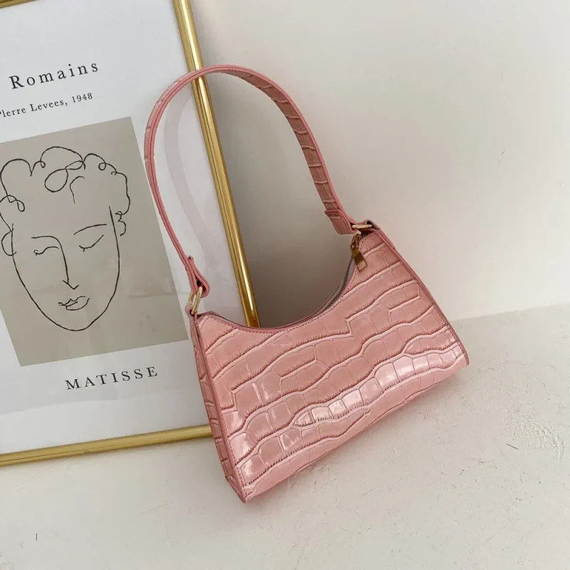 Fashion Exquisite Shopping Bag Retro Casual Women Totes Shoulder Bags Female Leather Solid Color Chain Handbag for Women сумка - Image 4